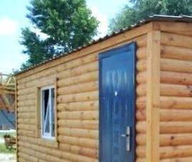 Вагончик бытовка с туалетом и душем - вариант 3