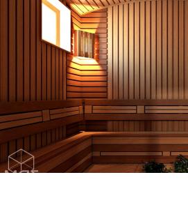 Вагонка для бани - вариант 2