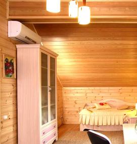 Вагонка на даче - вариант 1