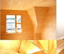 Вагонка на мансарде - тип 4