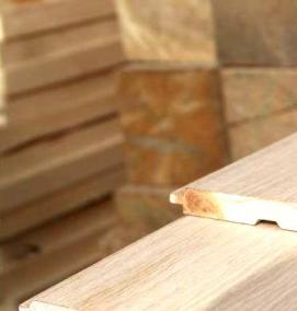 Вагонка на пол - модель 3