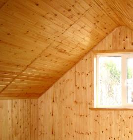 Вагонка на жидких гвоздях - вариант 1