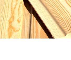 Вагонка обработанная лаком - модель 1