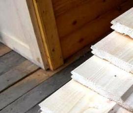 Вагонка сухая - модель 4