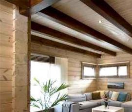 Вагонка светлая - модель 2