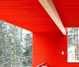 Вагонка темного цвета - вариант 1