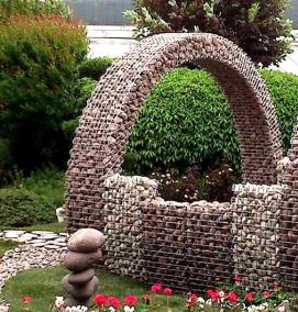 Вазоны габионы - модель 1