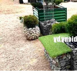 Вазоны габионы - модель 4