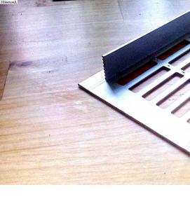 Вентиляционная решетка для столешницы над батареей - модель 1