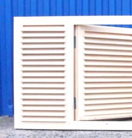 Вентиляционная решетка на слуховое окно - вариант 1