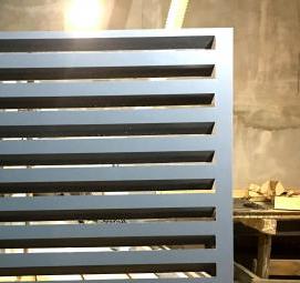 Вентиляционная решетка с электроприводом - модель 3