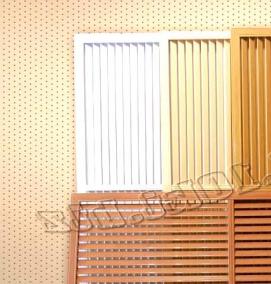 Вентиляционная решетка слоновая кость - вариант 4