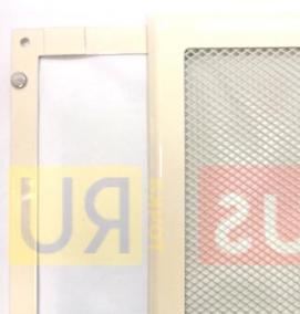 Вентиляционная решетка слоновая кость - вариант 2