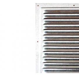 Вентиляционная решетка со шторками - модель 4