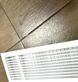 Вентиляционная решетка со шторками - модель 2