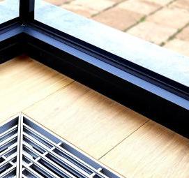 Вентиляционные решетки для подоконников металлические - тип 2
