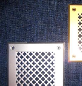 Вентиляционные решетки на стену - модель 4