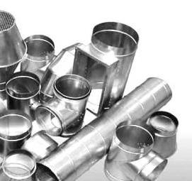 Вентиляционные воздуховоды оцинкованные - вариант 1