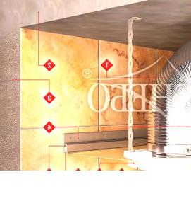 Вентиляционный канал для вытяжки - тип 1