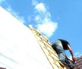 Вентиляция кровли из металлочерепицы - вариант 1