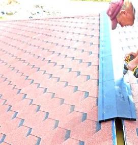 Вентиляция кровли из мягкой черепицы - вариант 1