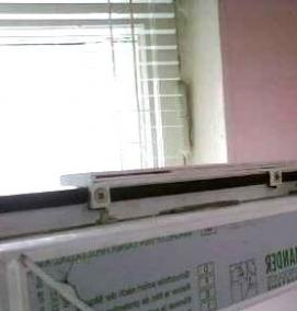 Вентиляция на пластиковые окна - модель 1