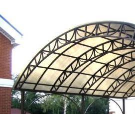 Веранда беседка из поликарбоната - модель 4