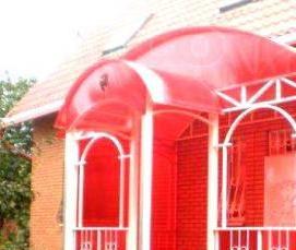 Веранда беседка из поликарбоната - модель 3