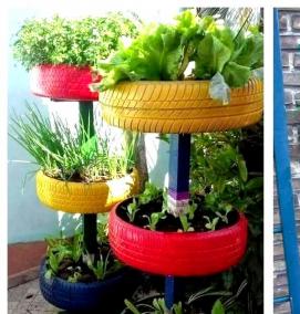 Вертикальные грядки - модель 4