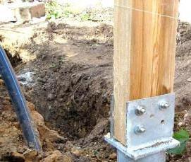 Вертикальные сваи - тип 2