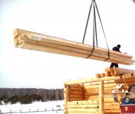 Вертикальный сруб - модель 2