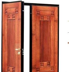 Входная дверь китайского производства - модель 2