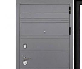 Входная дверь пвх белая - вариант 2