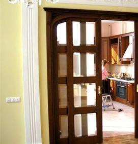 Входная дверь с фрамугой - тип 1