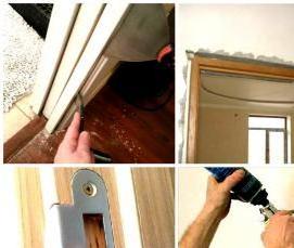 Входная дверь скрытого монтажа - тип 1