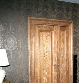 Входная дверь темный дуб - модель 2