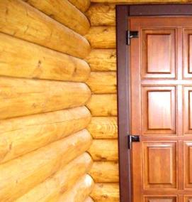Входная дверь в баню - модель 1