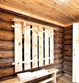 Входная дверь в баню - модель 4