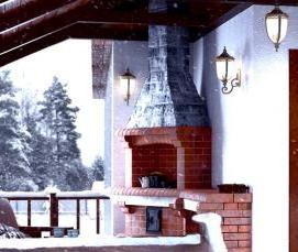 Входная дверь в частный дом белая - вариант 4