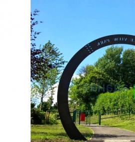 Входная группа с колоннами - модель 3