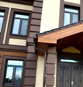 Входные двери для загородного дома - модель 4