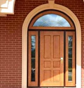 Входные двери для загородного дома - модель 2