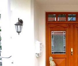 Входные двери двухстворчатые наружные - вариант 1