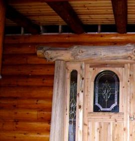 Входные двери из дерева - вариант 4