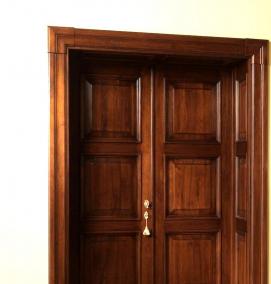 Входные двери красное дерево - вариант 3