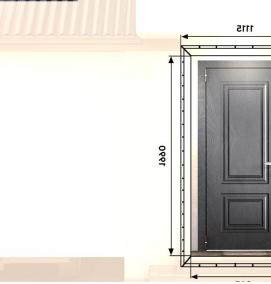 Входные двери купе - тип 1