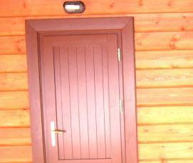 Входные двери обшитые вагонкой - модель 4