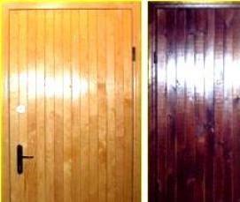 Входные двери обшитые вагонкой - модель 3