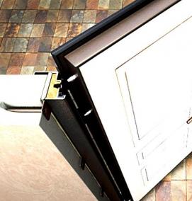 Входные двери с белой коробкой - вариант 3