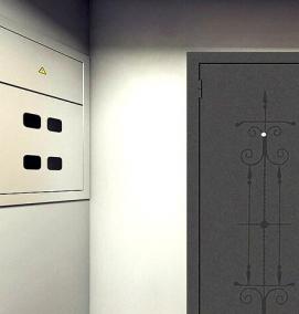 Входные двери с ковкой - тип 3